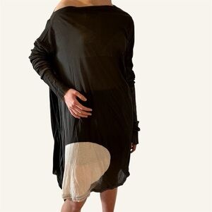 RICK OWENS DRKSHDW NWOT Tunic Top Long Sleeve🌸